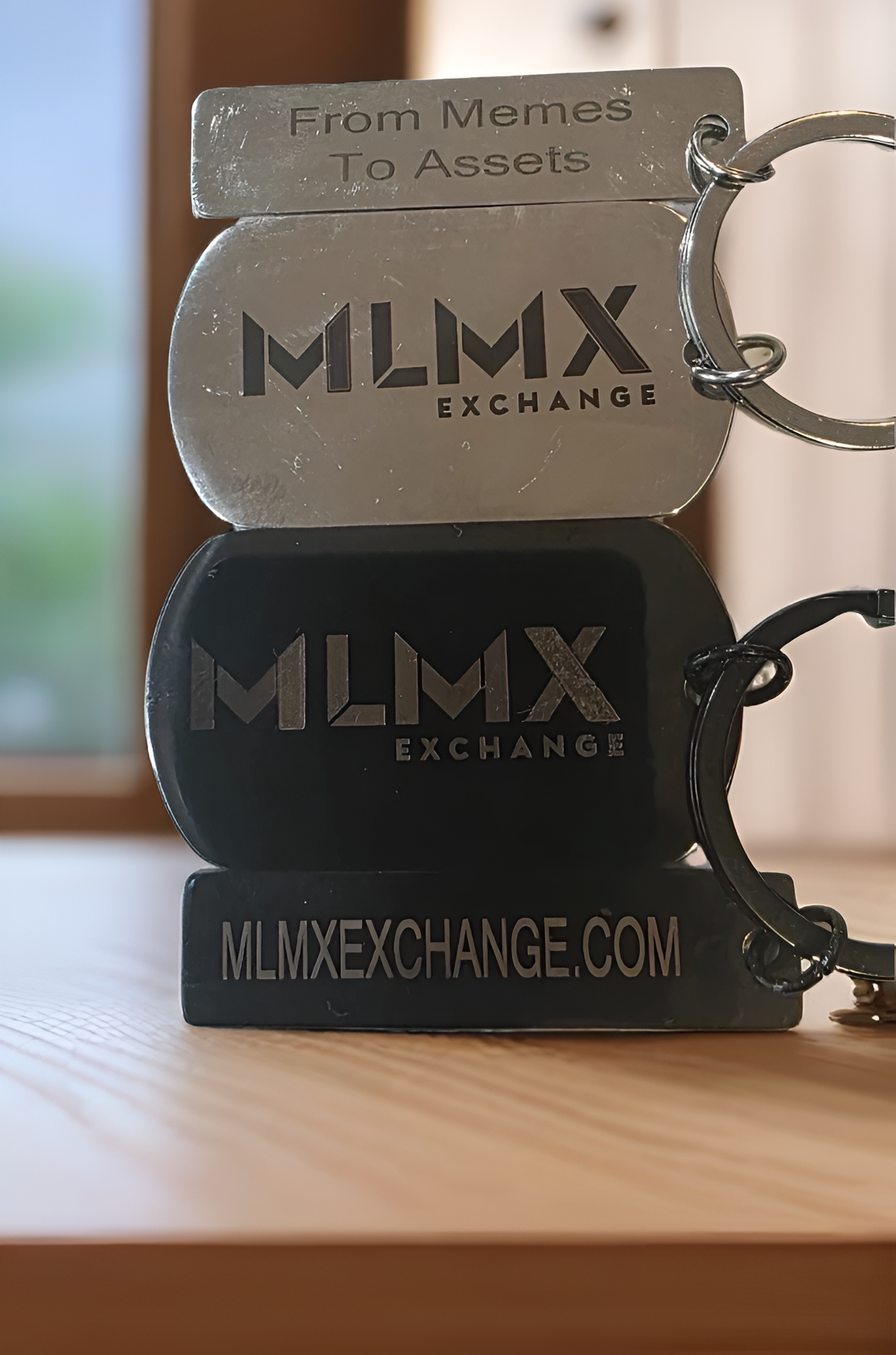 MLMX Exchange Metal Keychain